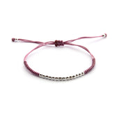 LARA - silver bead bracelet